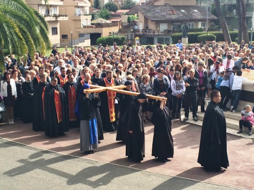 Хресну дорогу за Україну молились у Римі.(ФОТО)